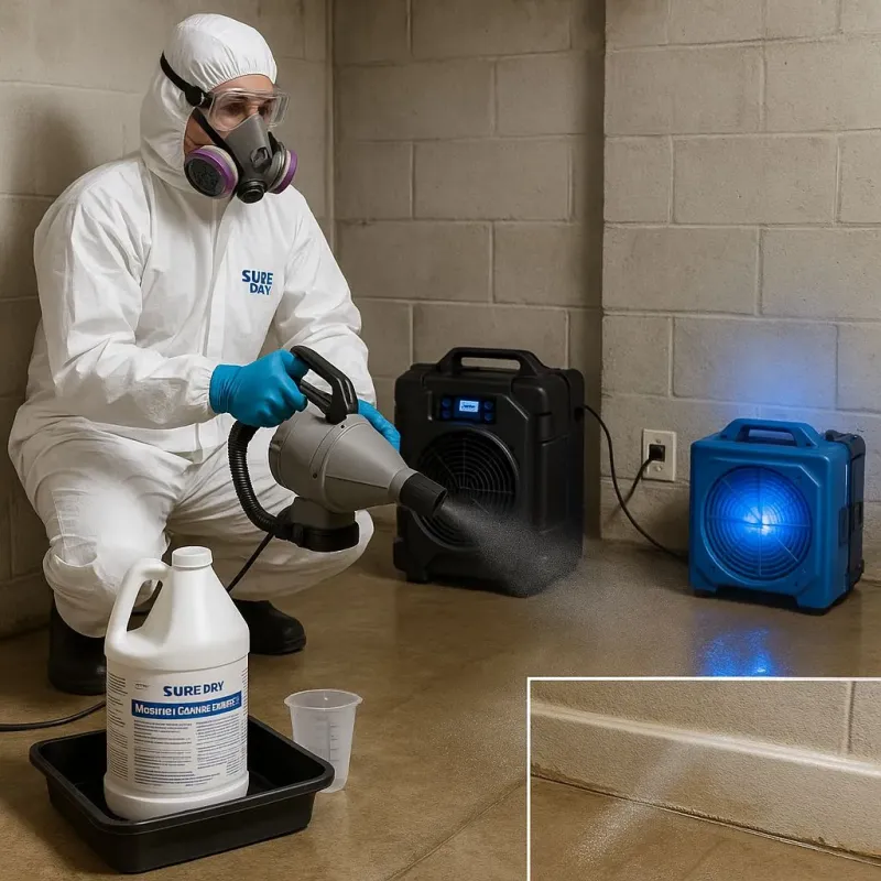 Sanitization and Odor Removal process in Fairview Shores, FL